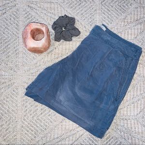 dusty blue relaxed fit short